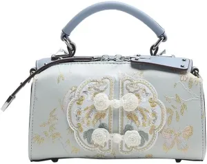 Embroidered Bag – Adjustable Strap, Silk-Lined Interior, Gift-Ready Chinese-Style Festival Accessory,Evening bag