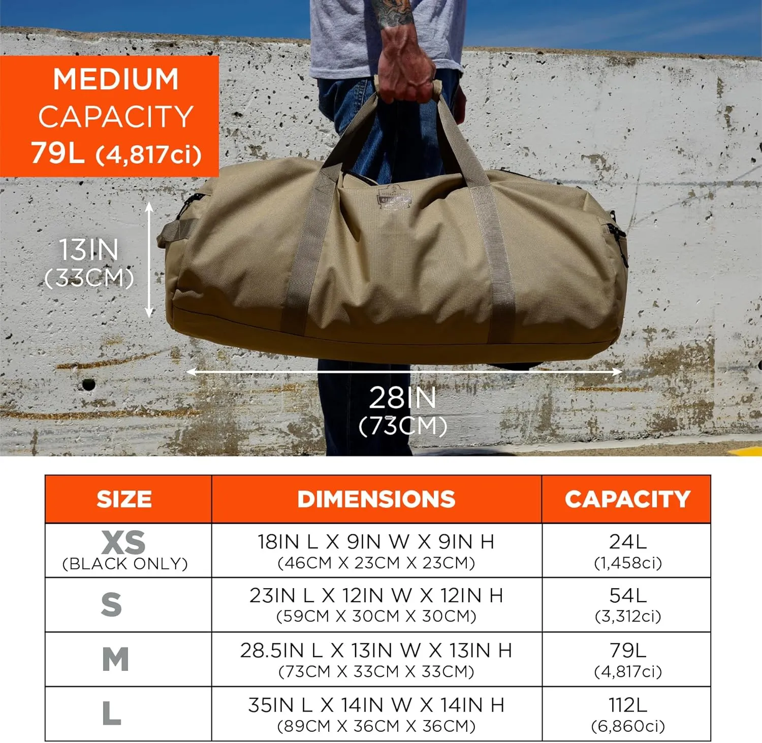 Ergodyne Gear Duffel Bag-Polyester
