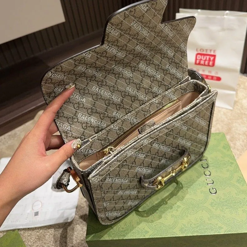ESMEE - The Hacker Project Horsebit 1955 Bag Beige
