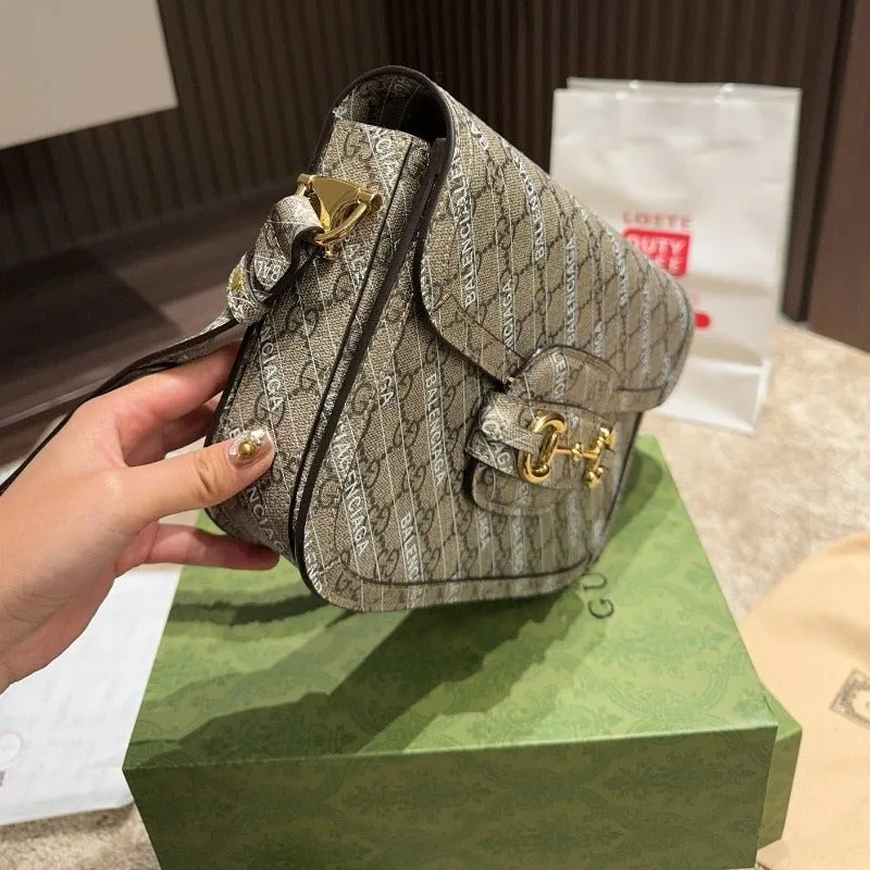 ESMEE - The Hacker Project Horsebit 1955 Bag Beige