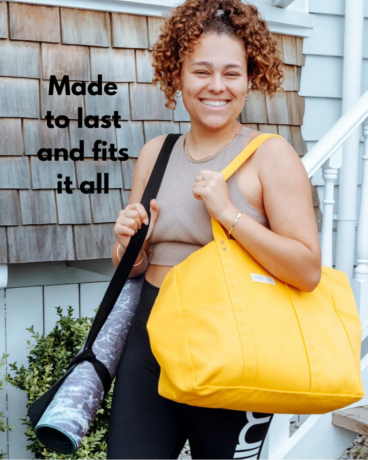 Extra Large Canvas Tote Bag - Utility with 2 Front Pockets and Laptop Sleeve, heavy duty everyday tote