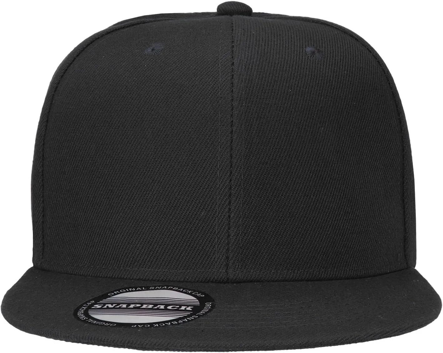 Falari Wholesale 12 Pack Snapback Hat Cap Hip Hop Style Flat Bill Blank Solid Color Adjustable Size