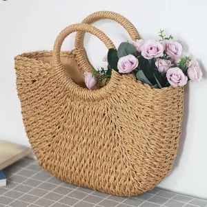 Fancy Straw Bag
