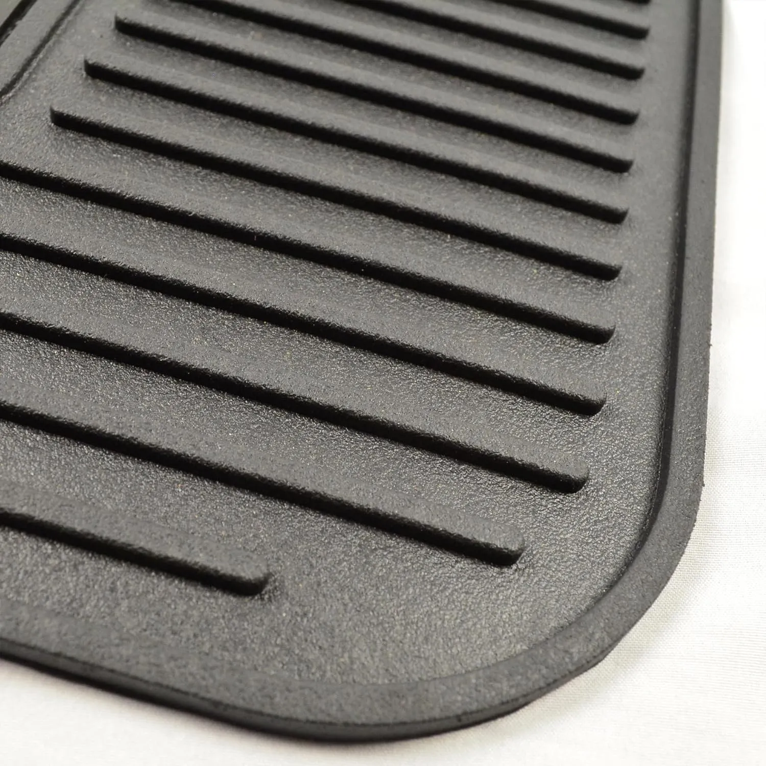 FANMATS 10768 Edmonton Oilers Back Row Utility Car Mat - 1 Piece - 14in. x 17in., All Weather Protection, Universal Fit, Molded Team Logo