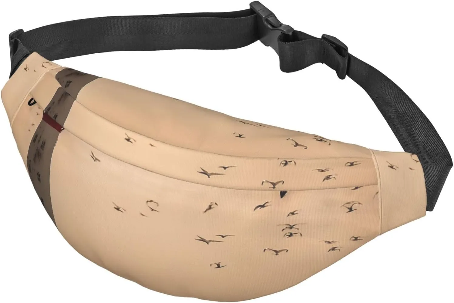 Fanny Pack for Men Women Waist Bag Adjustable Waist Pack Crossbody Belt Bag Lighthouse and gull Bum Bag