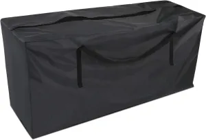 Fenghome Furniture Cushion Storage Bag, 420 Waterproof Storage Bag with Zipper and Handles for Outdoor/Indoor Patio Furniture Clothes and Pillows and Christmas Tree, 45.6 x 18.5 x 20 inches, Black