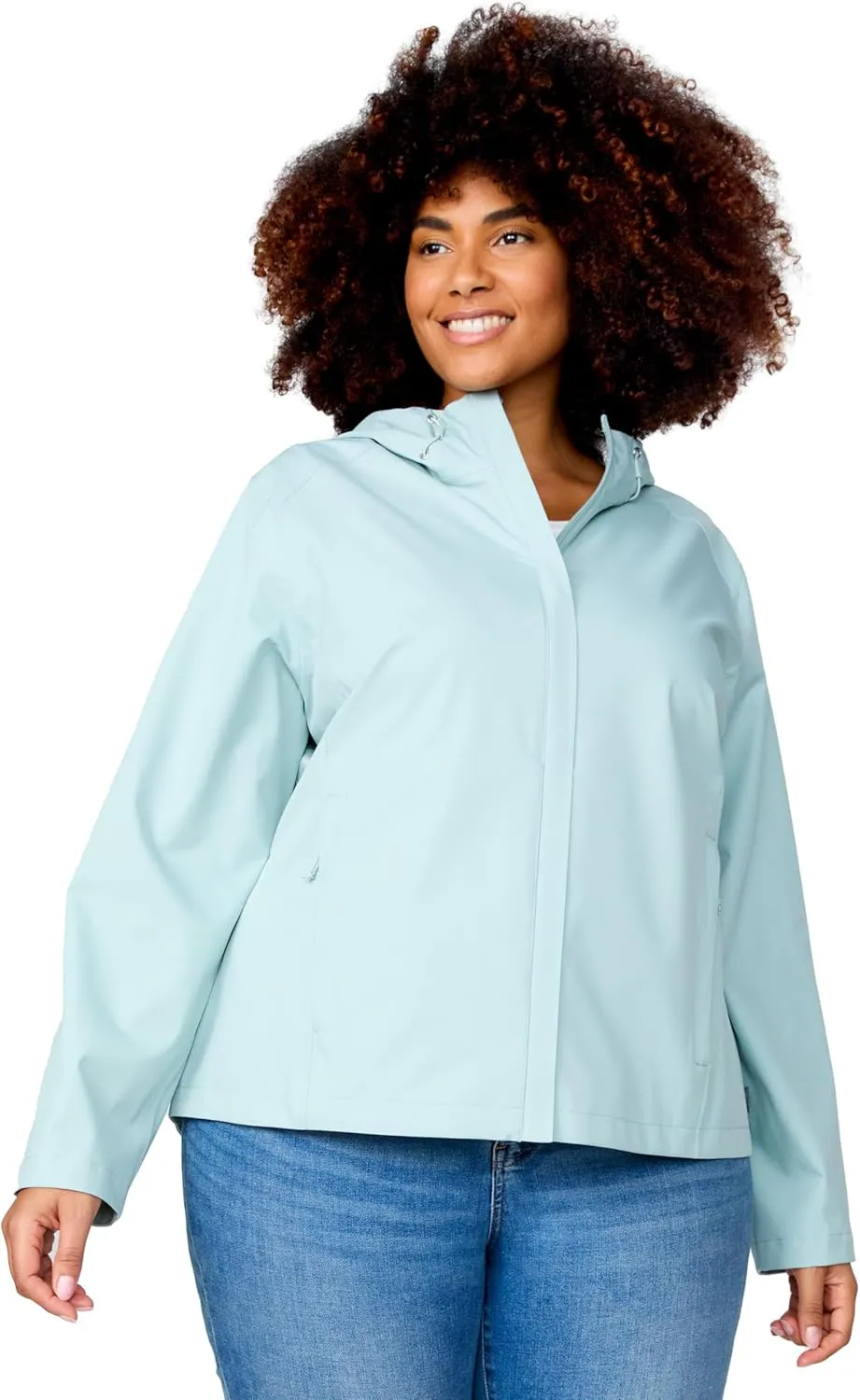 Free Country Women's Plus Size X2O Packable Rain Jacket