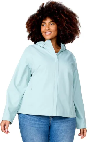 Free Country Women's Plus Size X2O Packable Rain Jacket