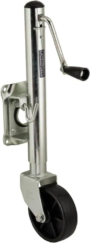 Fulton TJ12000101 Marine Trailer Jack, 1,200 lbs. Lift Capacity, Sidewind, Bolt-On Side Mount, 10 Inch Travel
