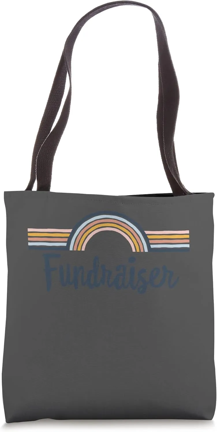 Fundraiser boho Rainbow, Cool Matching Fundraiser Team Tote Bag