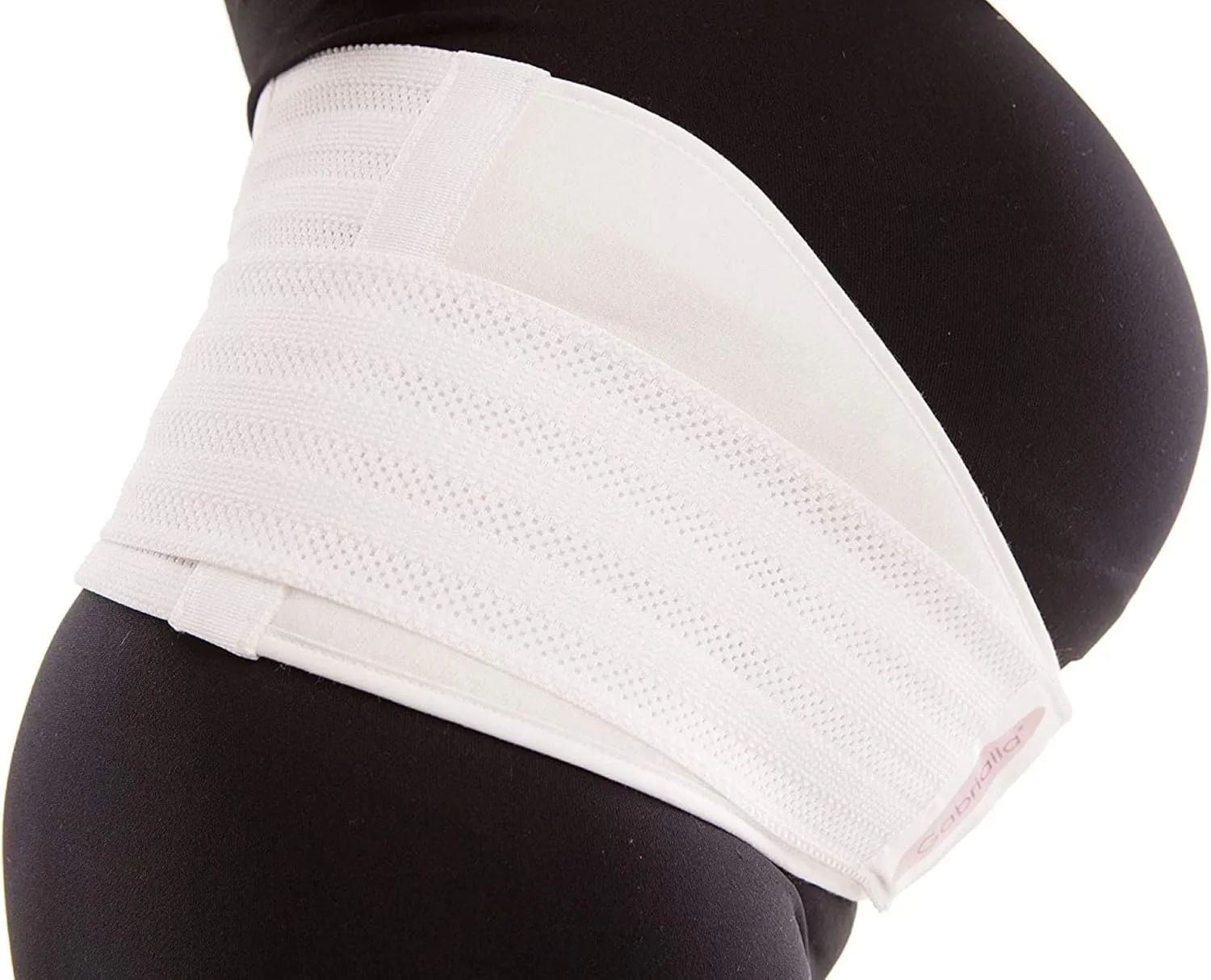 GABRIALLA Cotton Lined Pregnancy Belly Band for Pregnant Women, Soft & Breathable, Pregnancy Must Haves Belly Support Band for Abdominal, Pelvic, Waist, Back Pain - Adjustable Maternity Support Belt