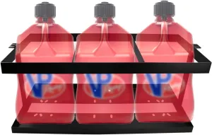 Gas Can 5 Gallon Fuel Container Holder,Fits Three 5 Gallon Gas Can,Compatible With VP Racing Fuel Jug 5.5 Gallon,VP Racing Fuel Jug,Gas Can Holder For Trailer(Fuel Jug Holder Only)