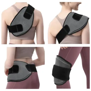 Gel Ice Packs Moldable for Injuries Reusable Soft Small FlexibleLong-lasting Cold Bag Wrap Best for Back, Shoulder, Knees, Ankle, Neck, Elbow, Foot, Hip Cold Compress for Swelling with Velcro Straps