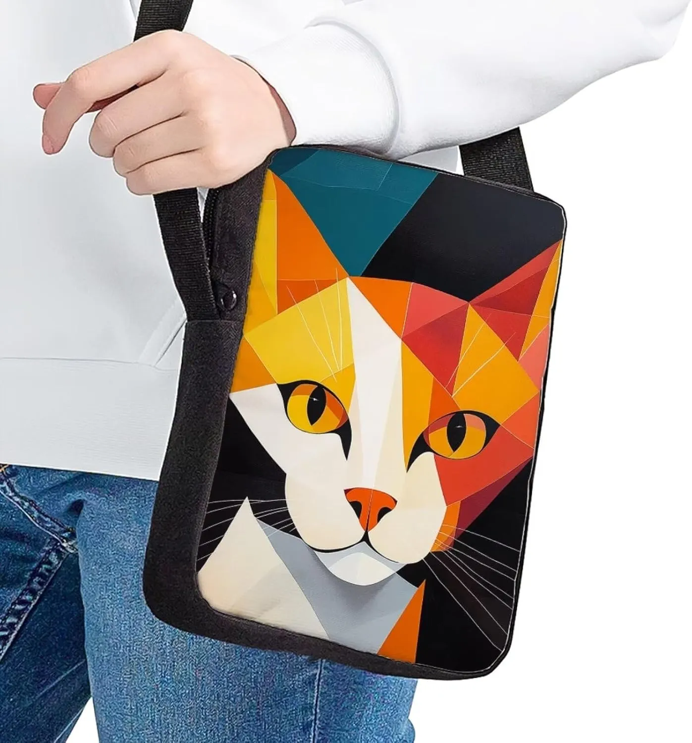 GIFTPUZZ Crossboby Handbags for Women Men Kids Messenger Purse Long Strap Shoulder Bags Handbags