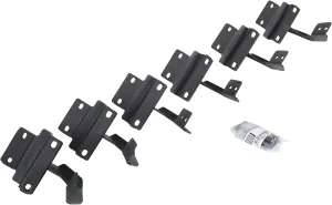 Go Rhino 6941555 RB10/RB20 Running Boards - MOUNTING Brackets ONLY for 15-24 F-150, F-250 Super Duty, F-350 Super Duty, Textured Black