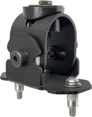 Go Rhino SRM Mounting Kit - 4 Adjustable Multi-Axis Mounts | Mild Steel, Textured Black | 5910000T | Fits Go Rhino SRM300, SRM400, SRM500, & SRM600 Roof Racks