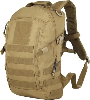 Greencity Small Backpack Waterproof Daypack Tactical Molle Backpack Fits 17 inch Laptop for Men for Women