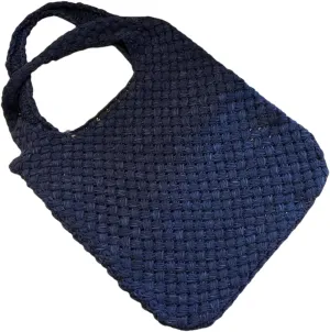 Handmade Crochet Tote Bag for Women - Boho Knitted Shoulder Purse with Dual Straps, Spacious Daily Bag