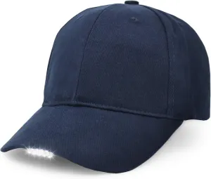 Hands Free LED Baseball Cap Hat for Outdoor Jogging Hip Hop Party Holiday