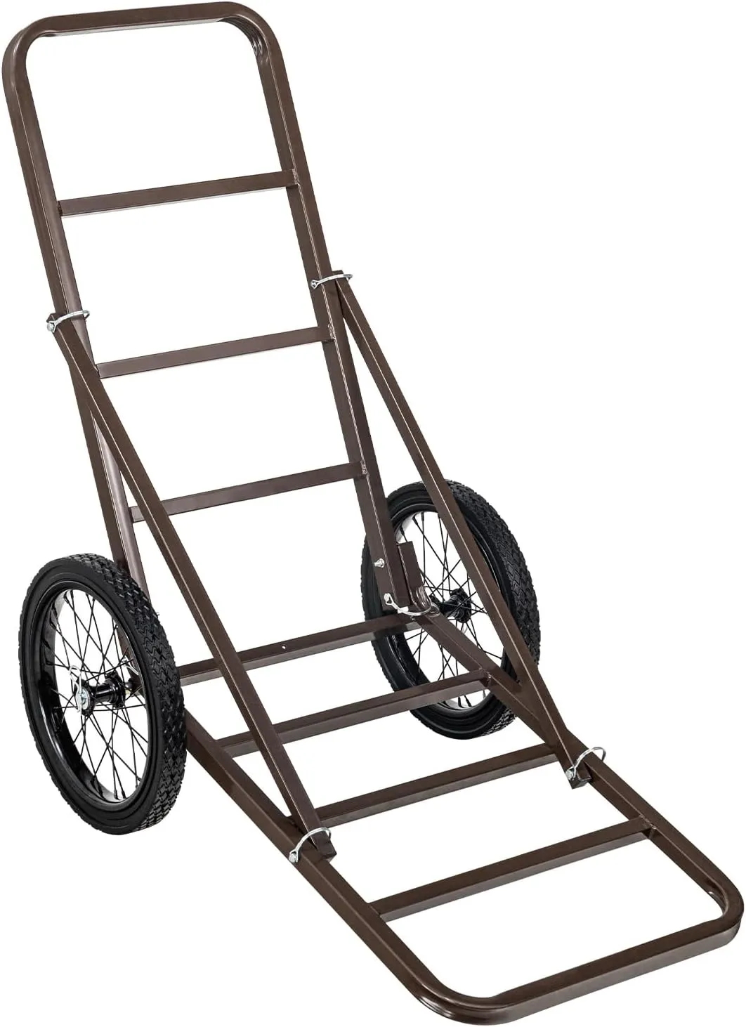 Happybuy Modern Deer Cart, 300 LBS Capacity Folding Game Cart with Big Rubber Wheels & Ergonomic Handle, Heavy-Duty Hunting Game Cart Accessories, Utility Gear Dolly for Fishing Hiking