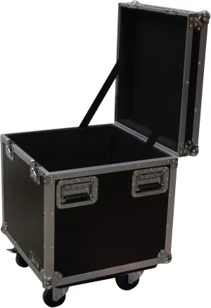 Harmony Audio HCUT2222W Pro Audio Touring 22 x 22 x 22 Utility Road Trunk Case Wheels