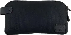 Hide & Drink, Large All Purpose Dopp Kit Utility Bag, Waxed Canvas, Handmade, Charcoal Black