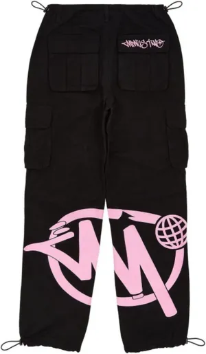 High Waist Baggy Jeans Mens Y2K Minus Two Cargo Pants New Harajuku Hip Hop Gothic Loose Joggers Overalls Streetwear