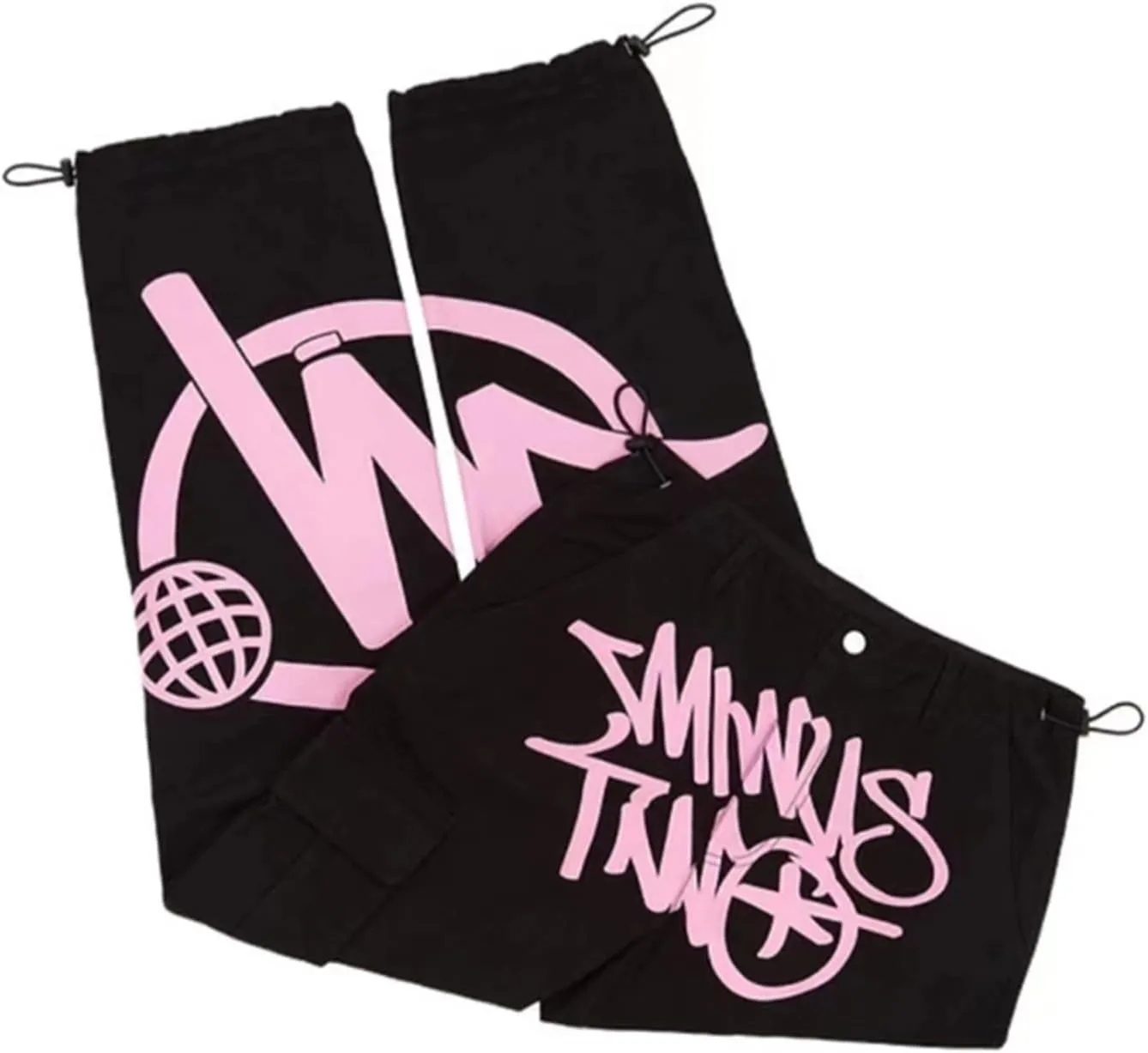 High Waist Baggy Jeans Mens Y2K Minus Two Cargo Pants New Harajuku Hip Hop Gothic Loose Joggers Overalls Streetwear