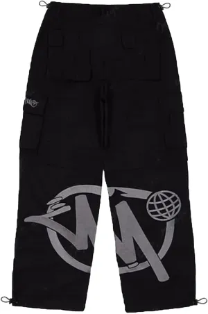 High Waist Baggy Jeans Mens Y2K Minus Two Cargo Pants New Harajuku Hip Hop Gothic Loose Joggers Overalls Streetwear
