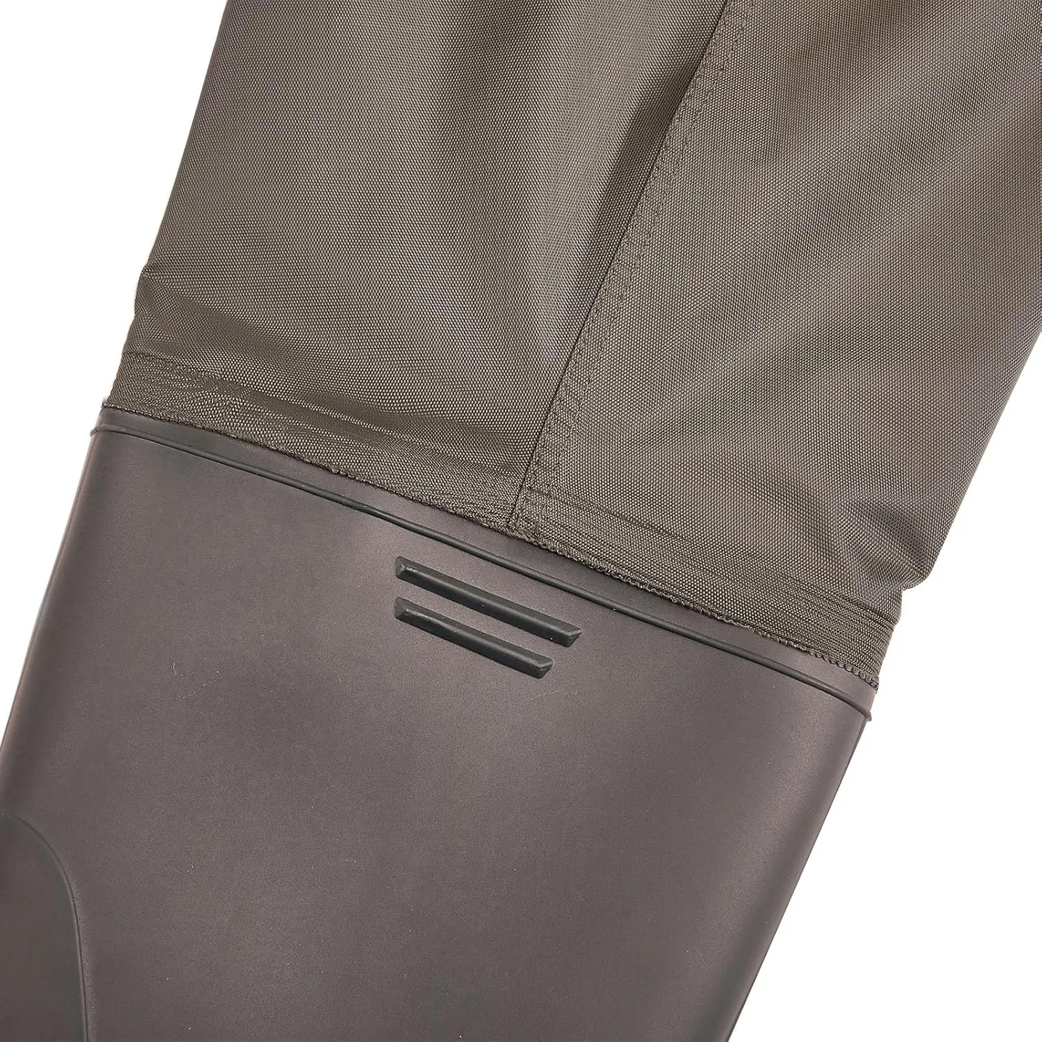 Hip Waders Waterproof Hip Boots Cleated 2-Ply Nylon/PVC Fishing Hip Wader