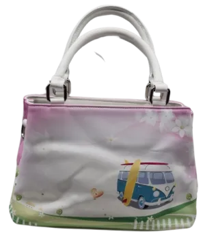 HIPPIE VAN PINK TOTE BAG