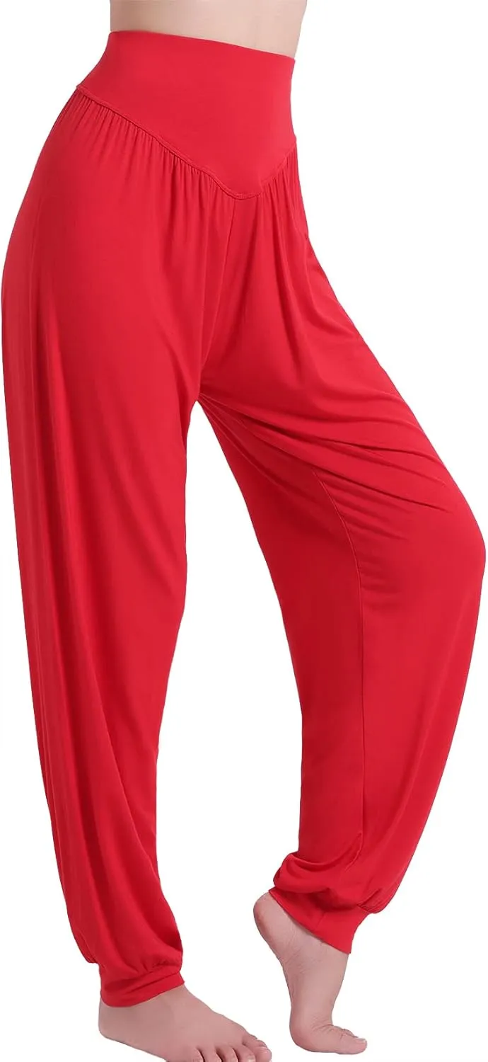 Hoerev Women Super Soft Yoga Pants Dance Trousers Lounge Pant