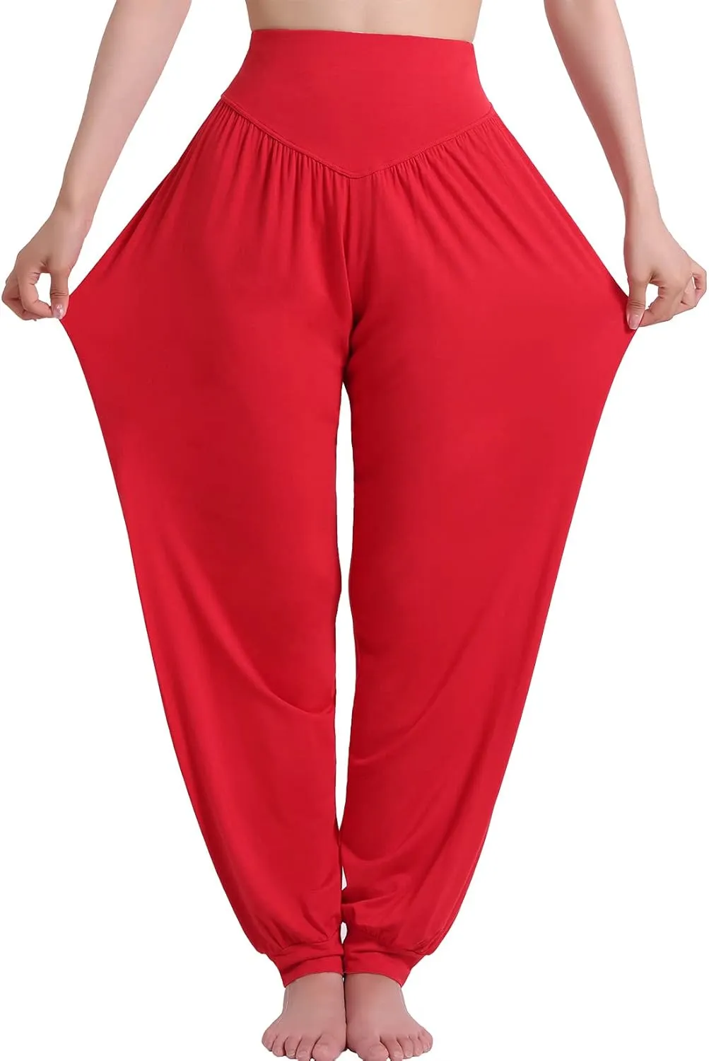 Hoerev Women Super Soft Yoga Pants Dance Trousers Lounge Pant