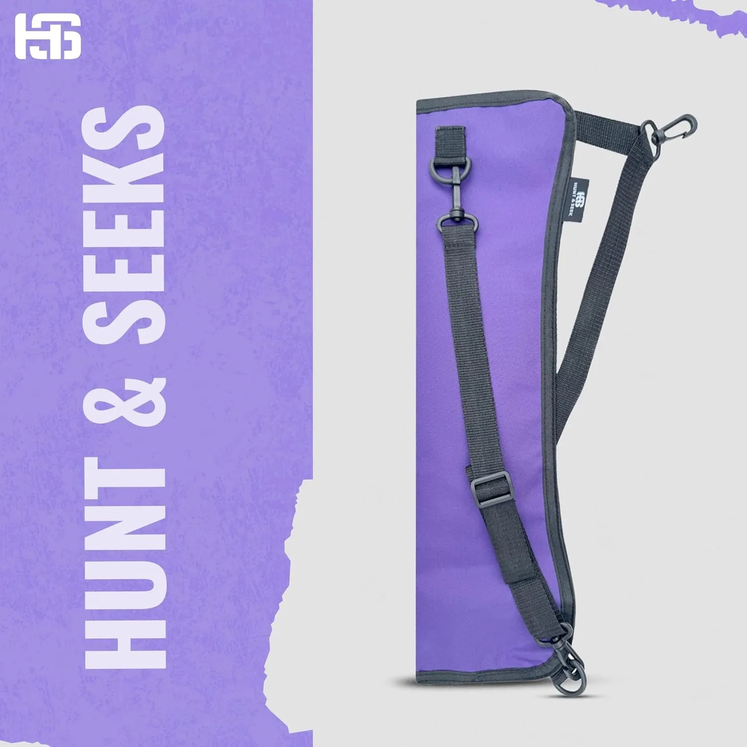 Hunt & Seek Archery Back/Side Fabric Quiver with Accessory Pocket Shoulder Hanged Quiver for Compound Bow