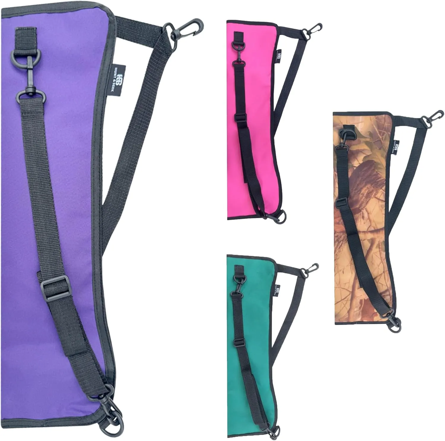 Hunt & Seek Archery Back/Side Fabric Quiver with Accessory Pocket Shoulder Hanged Quiver for Compound Bow