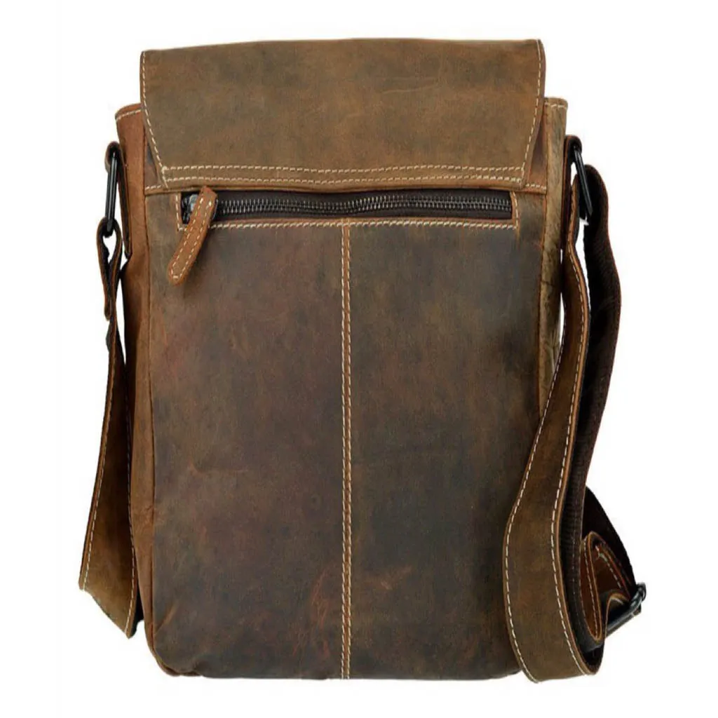 Hunter Leather Messenger Bag - VL177