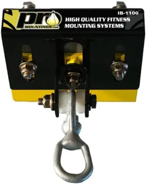 I Beam Heavy Bag Hanger (IB-1100) | Adjustable Between 4" to 5.75" I Beams | Professional Grade Steel Bag Hanger with Steel Mounting Hardware | Home & Commercial Gym Ready