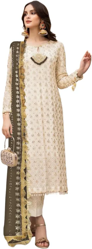 Indian Pakistani Salwar Kameez suit ready to wear embroidered plus size eid festival for women (k170)