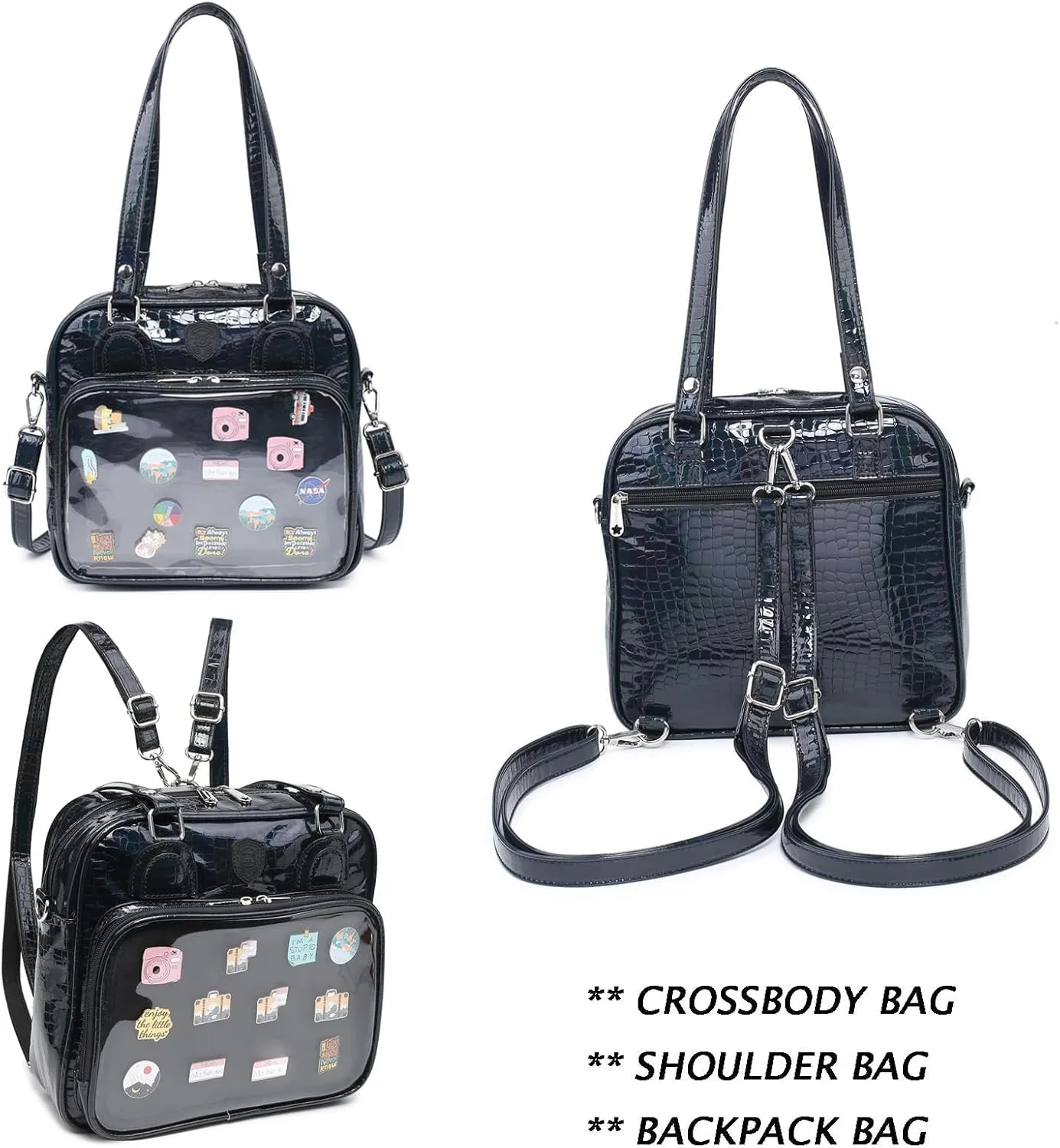 Ita Bag Multi-Purpose Backpack Crossbody Bag Messenger Shoulder Bags for Anime Display