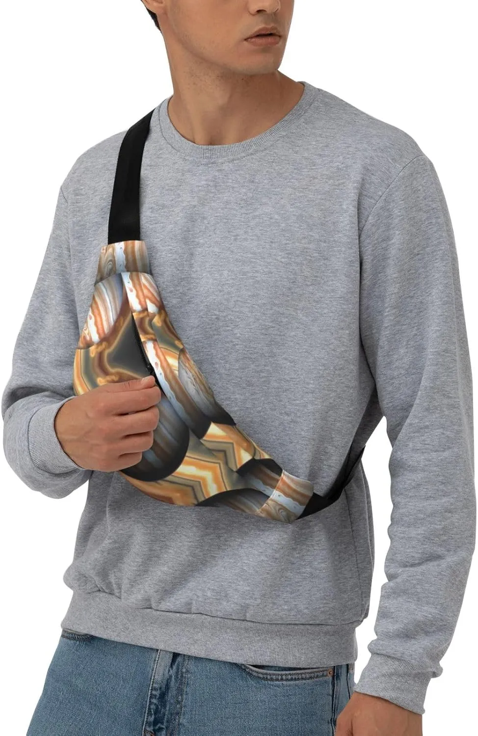 Jupiter Landscape Fashion Crossbody Appearance High capacity outdoor with Adjustable Comfortable Work Leisure Versatile