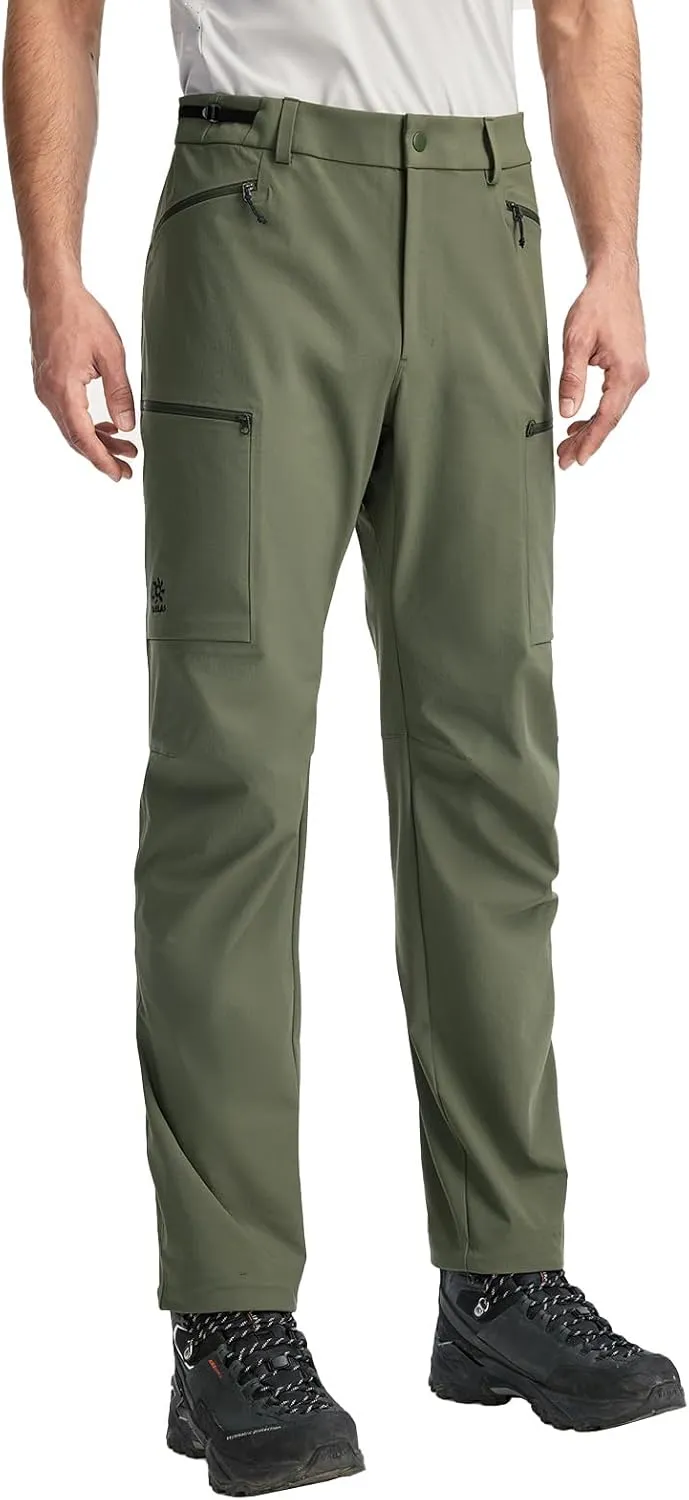 KAILAS Softshell Hiking Pants Men Outdoor Waterproof Insulated Windproof Outdoor Travel Climbing Stretch Pants Lightweight