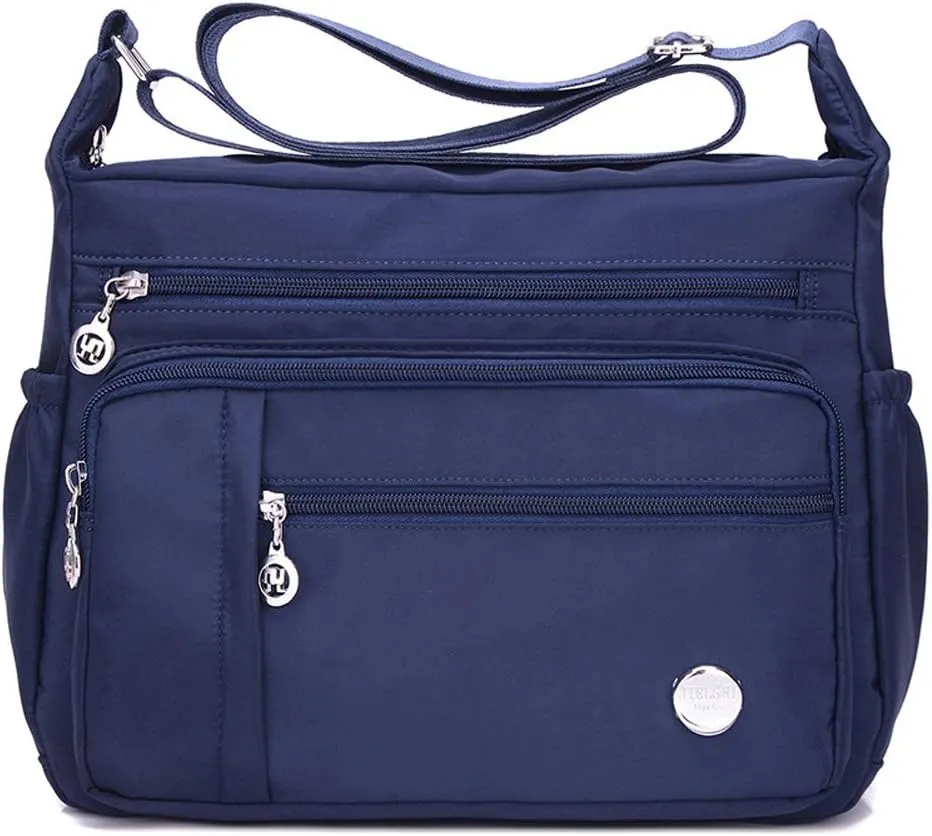 KARRESLY Women's Shoulder Bags Travel Handbag Messenger Cross Body Nylon Bags with Lots of Pockets