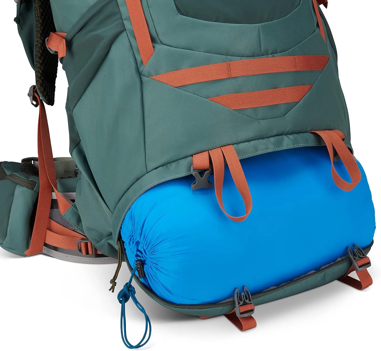 Kelty Glendale 85L – 105L Multiday Backpacking and Thru Hiking Pack, Fit Plus Suspension, Shoulder Strap Pockets, Customized Fit, Long Haul Backpack, 2023 (Duck Green, 105L)