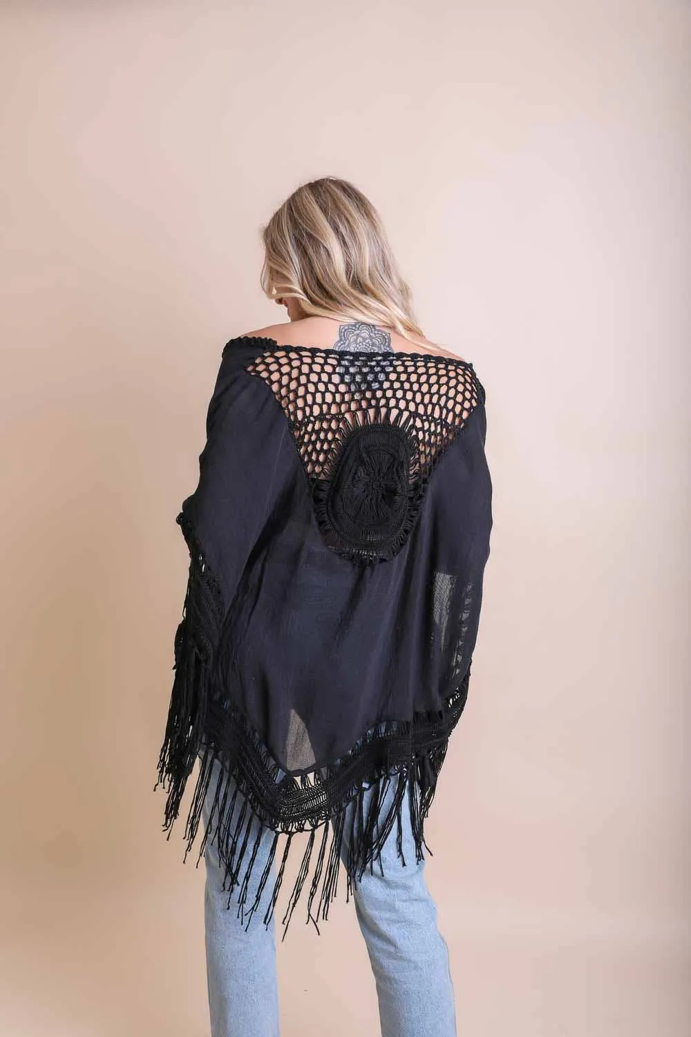 Kimono | Crochet | Blue