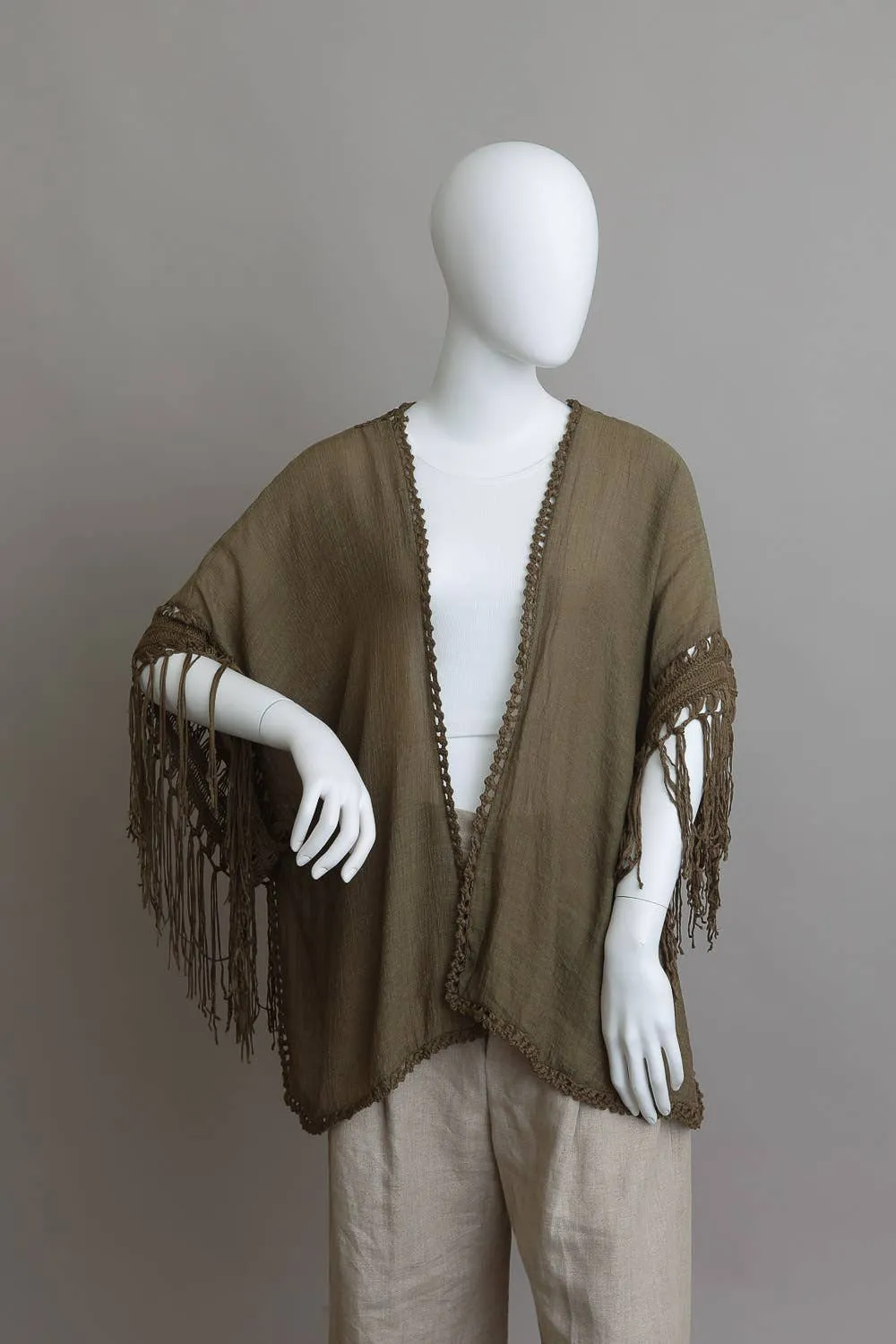 Kimono | Crochet | Blue