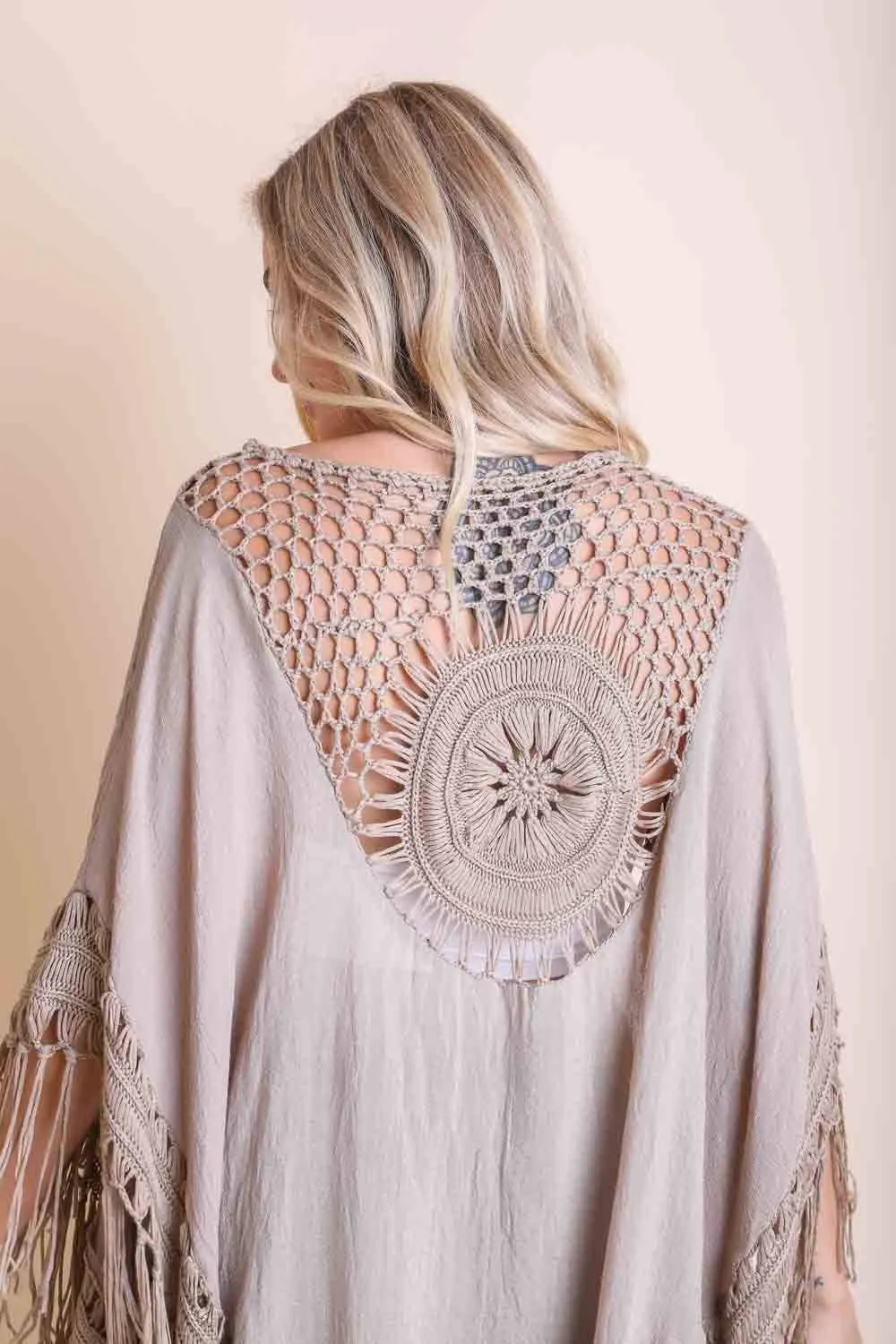 Kimono | Crochet | Blue