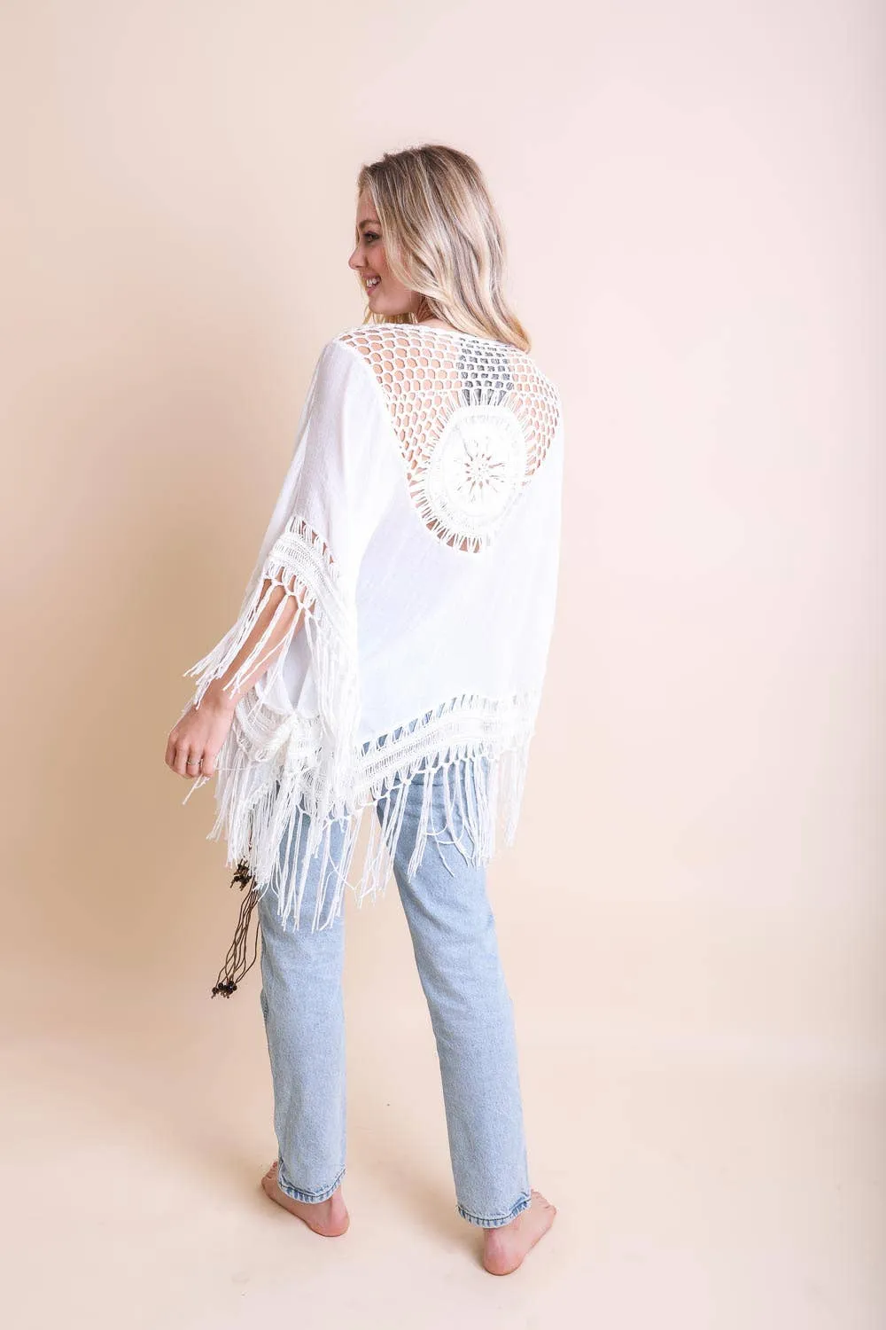 Kimono | Crochet | Blue
