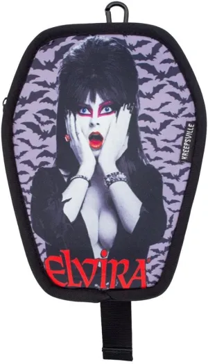 kreepsville 666 Elvira Bats Coffin Mistress Darkness Gothic Clip Pouch