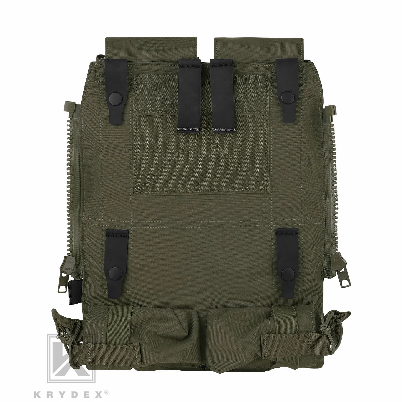KRYDEX Tactical Modular Zip On Backpack for CPC NCPC JPC 2.0 AVS Vest Zipper Molle Back Panel