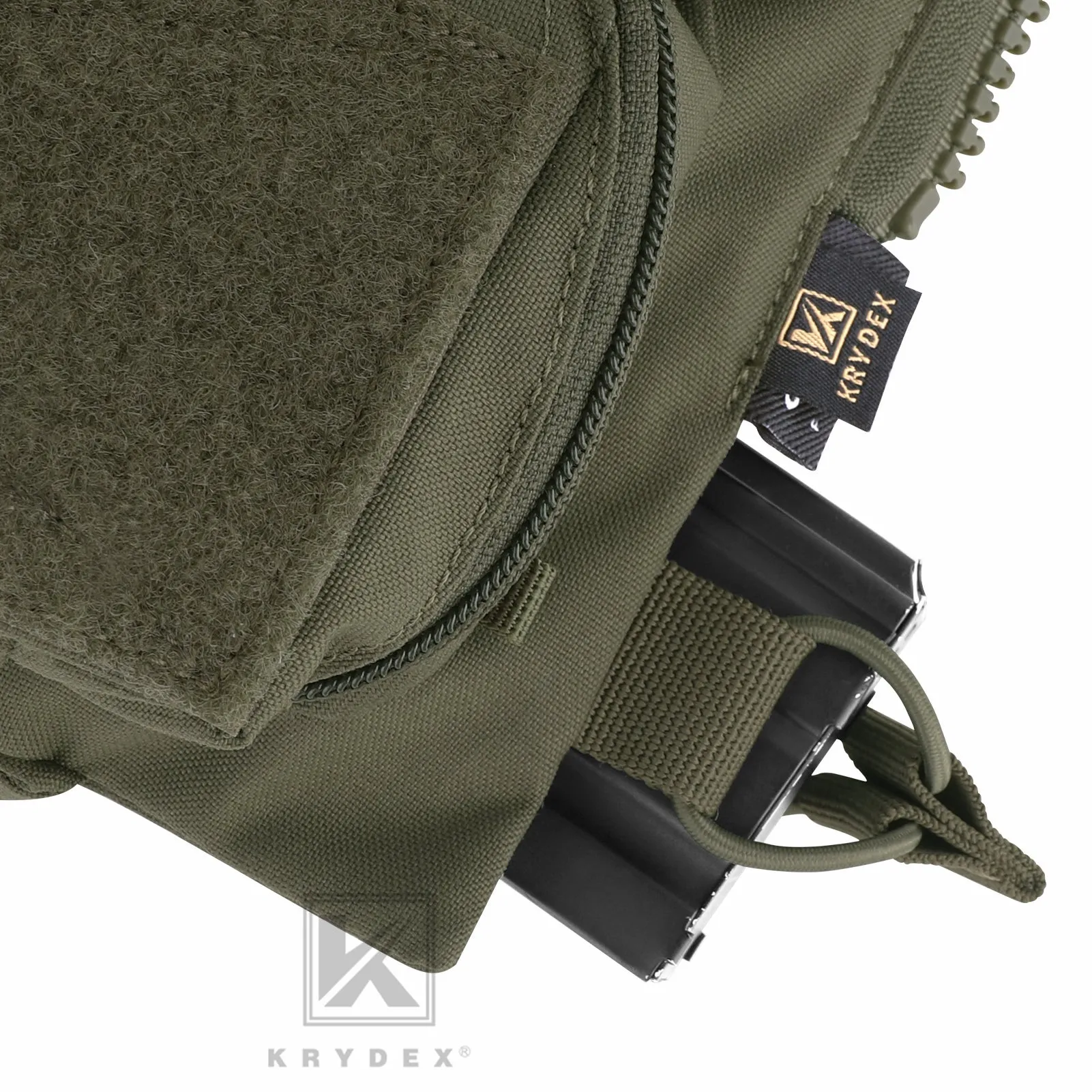 KRYDEX Tactical Modular Zip On Backpack for CPC NCPC JPC 2.0 AVS Vest Zipper Molle Back Panel
